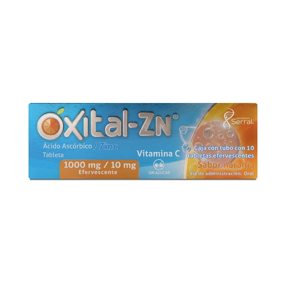ACIDO ASCORBICO / ZINC 1000/10MG 10 TABLETAS EFERVESCENTES